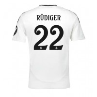 Fotballdrakt Herre Real Madrid Antonio Rudiger #22 Hjemmedrakt 2024-25 Kortermet